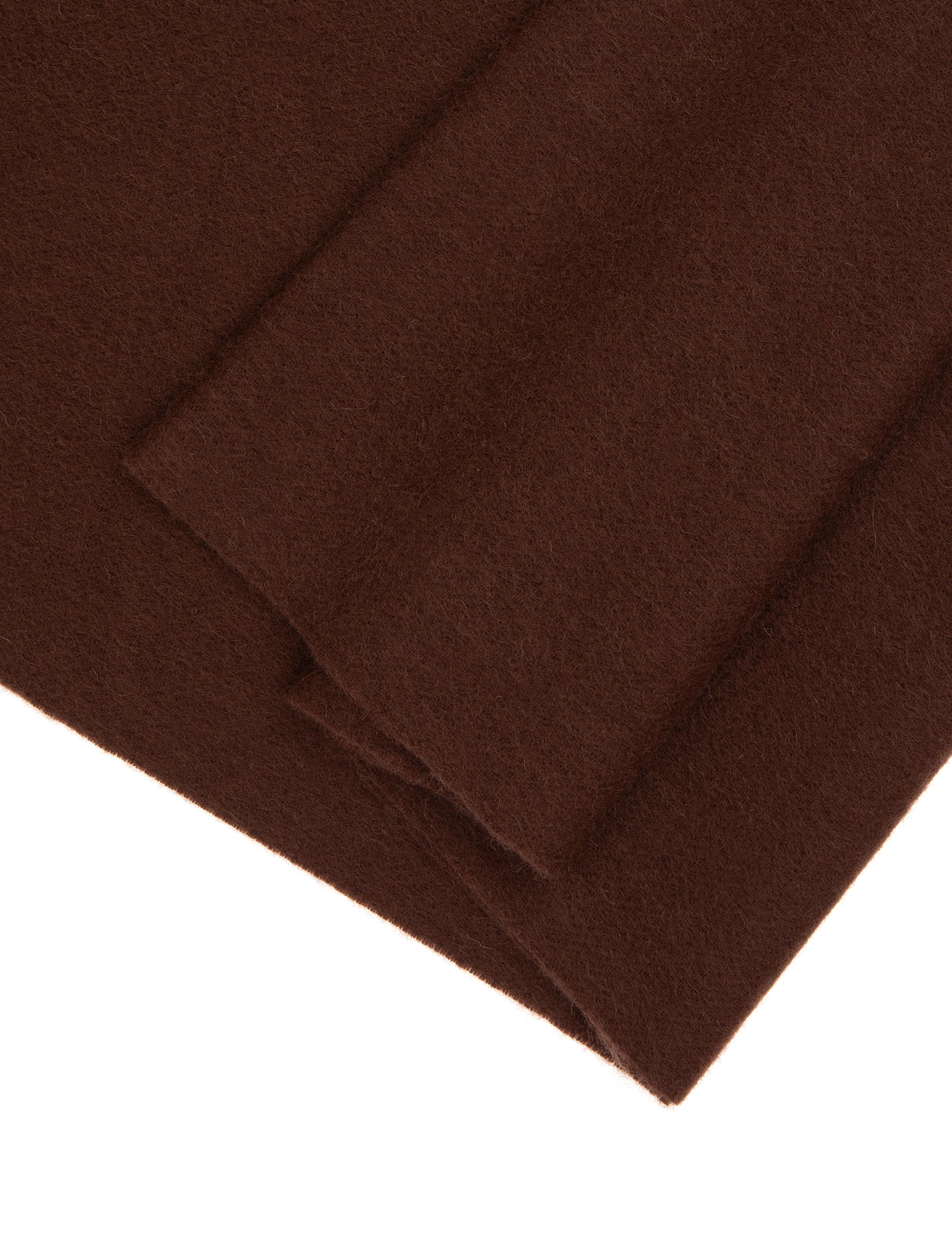 Kahverengi Yün Atkı