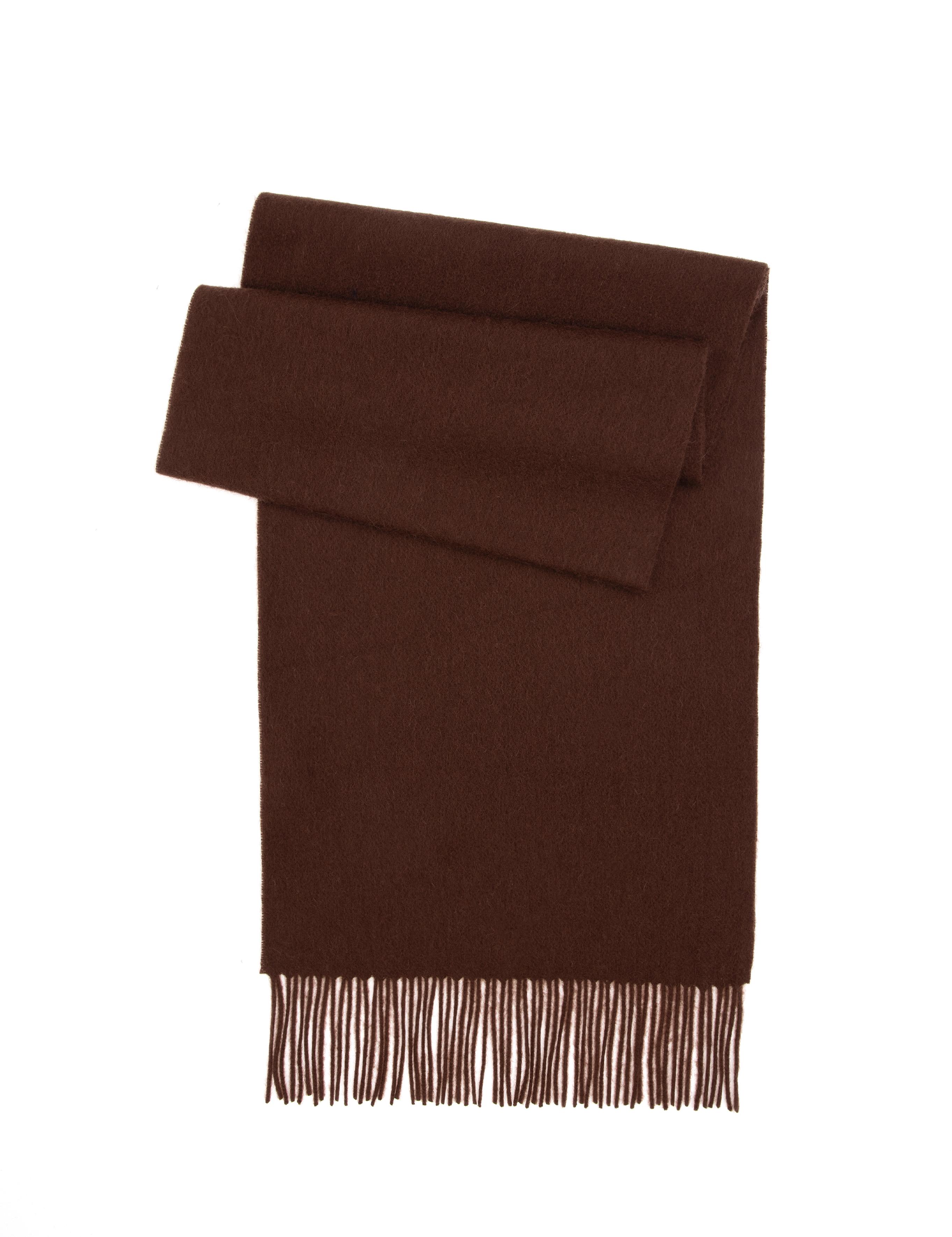 Kahverengi Yün Atkı