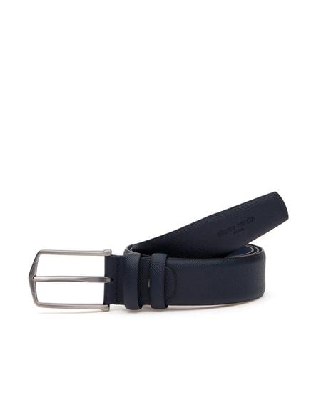 Lacivert %100 Deri Kemer - 50305134001