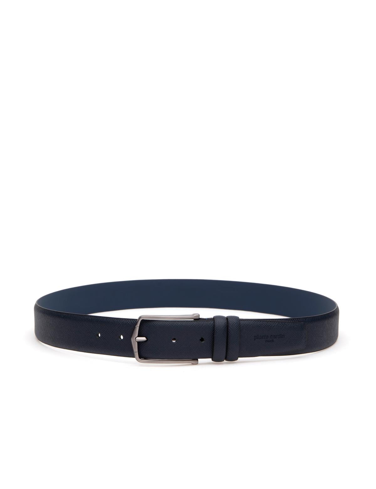 Lacivert %100 Deri Kemer - 50305134001