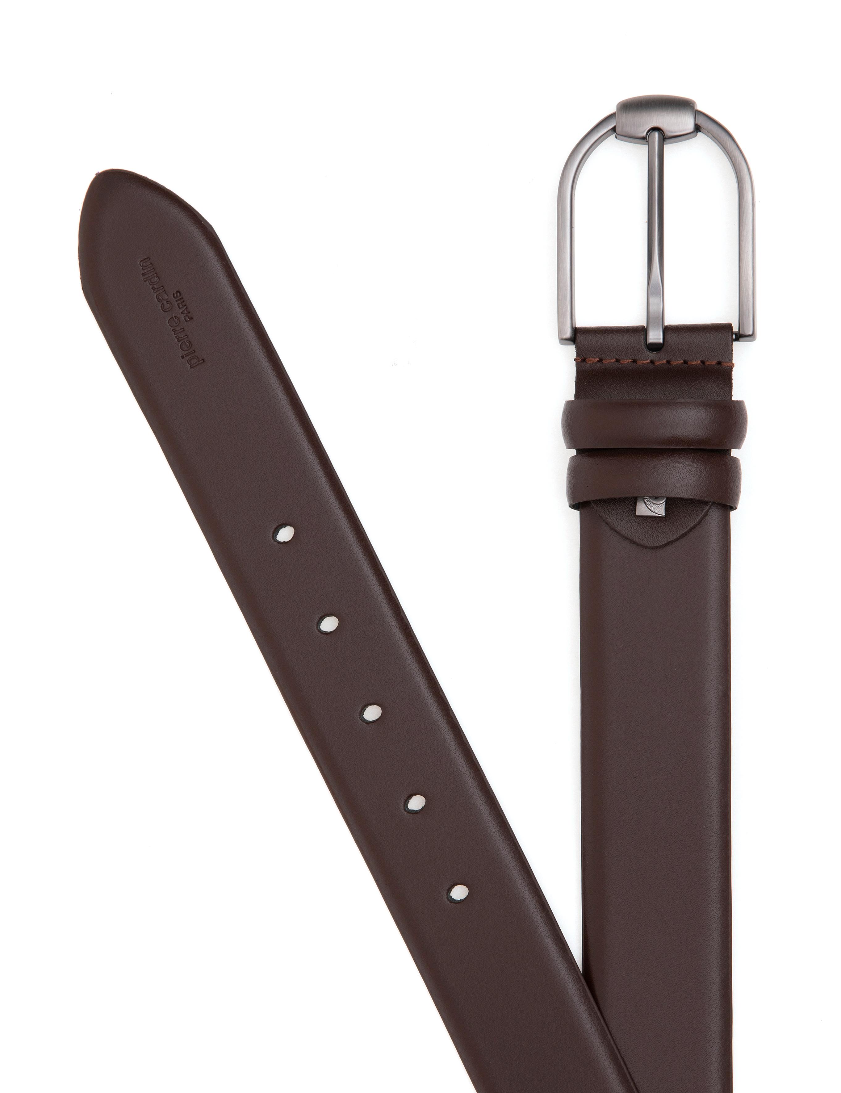 Kahverengi %100 Deri Denim Kemer