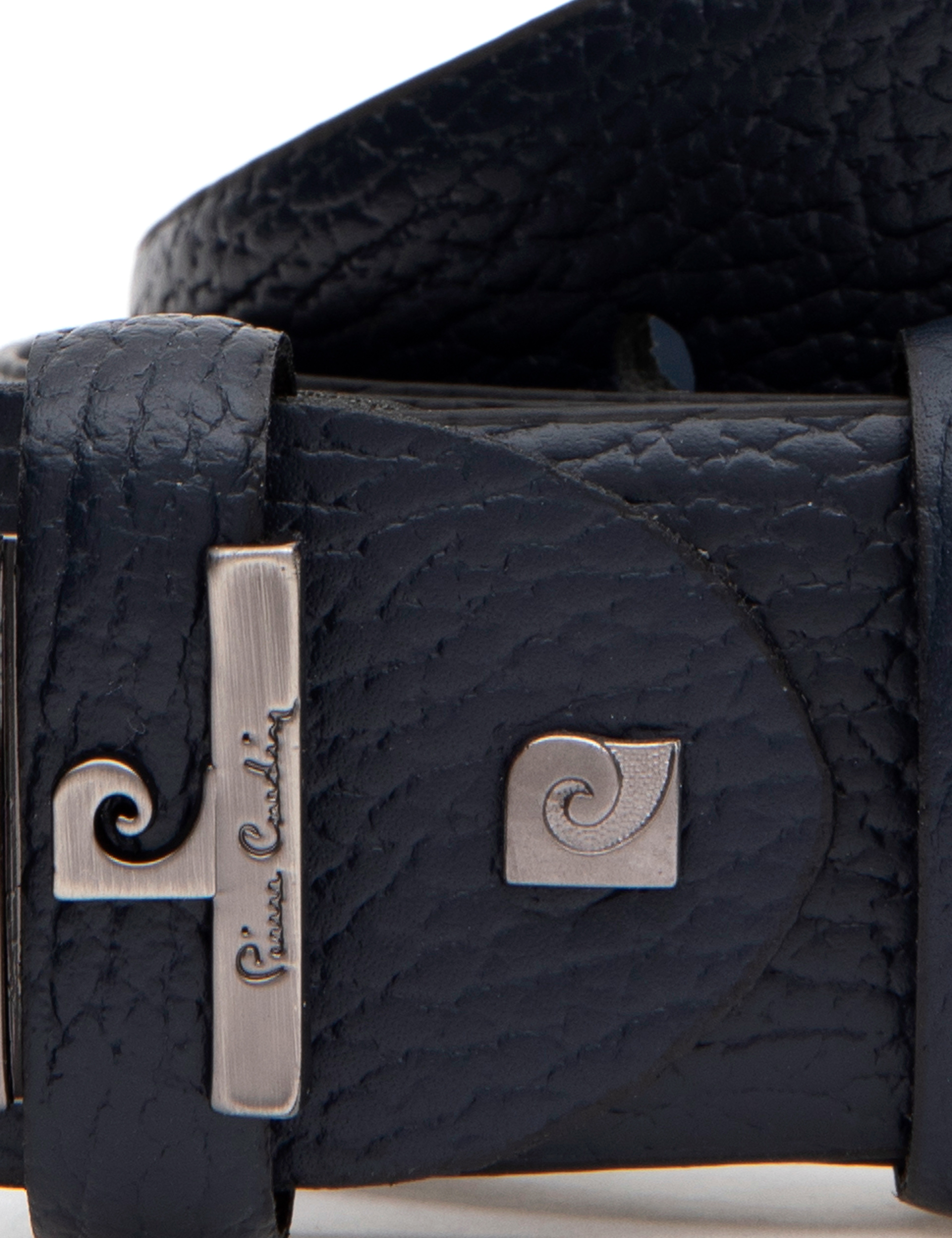 Lacivert %100 Deri Denim Kemer - Image 4