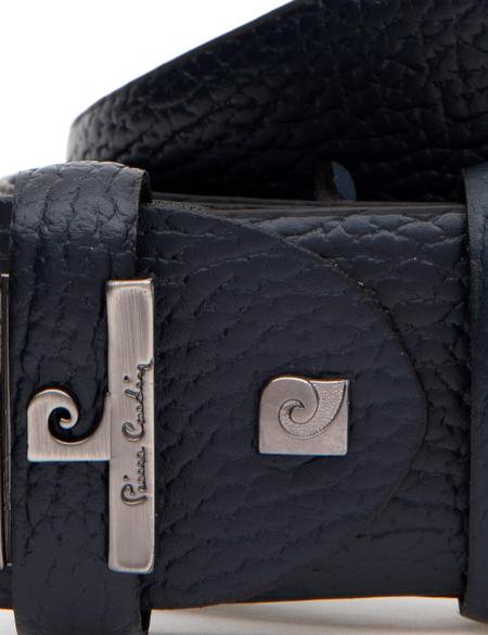 Lacivert %100 Deri Denim Kemer - 50305132001