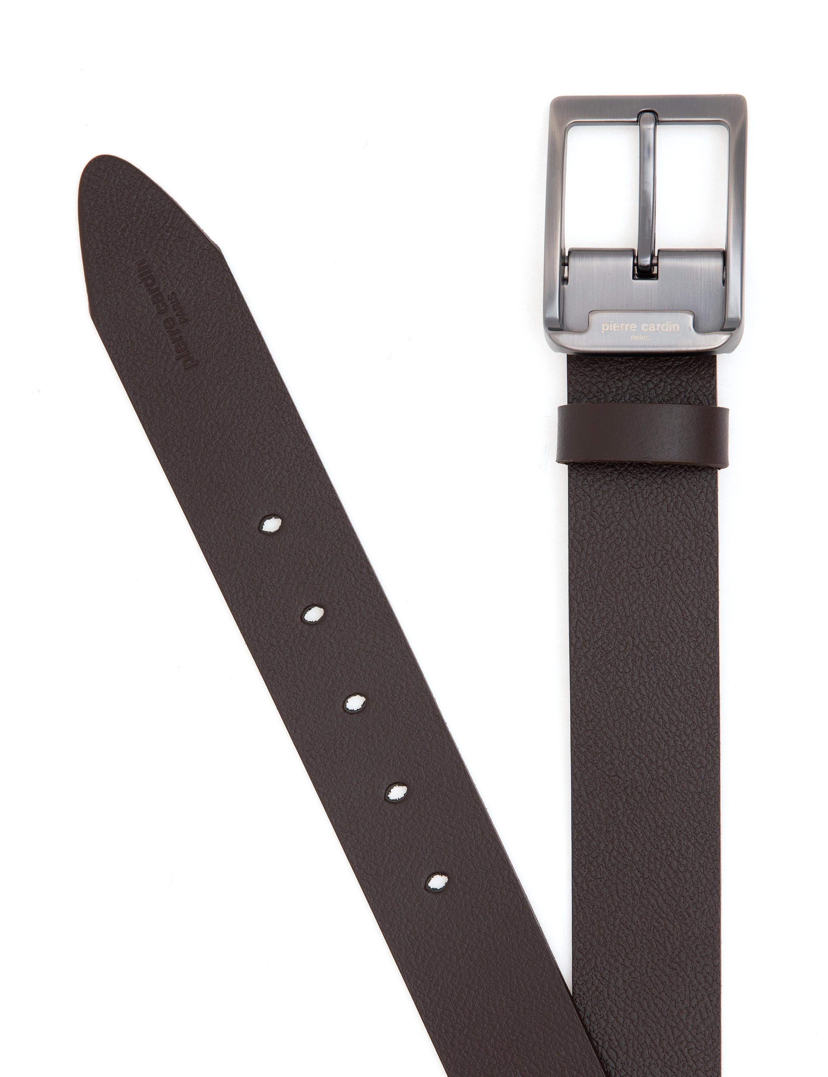 Kahverengi %100 Deri Denim Kemer