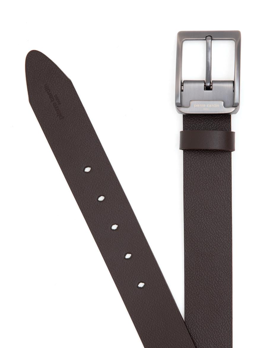 Kahverengi %100 Deri Denim Kemer