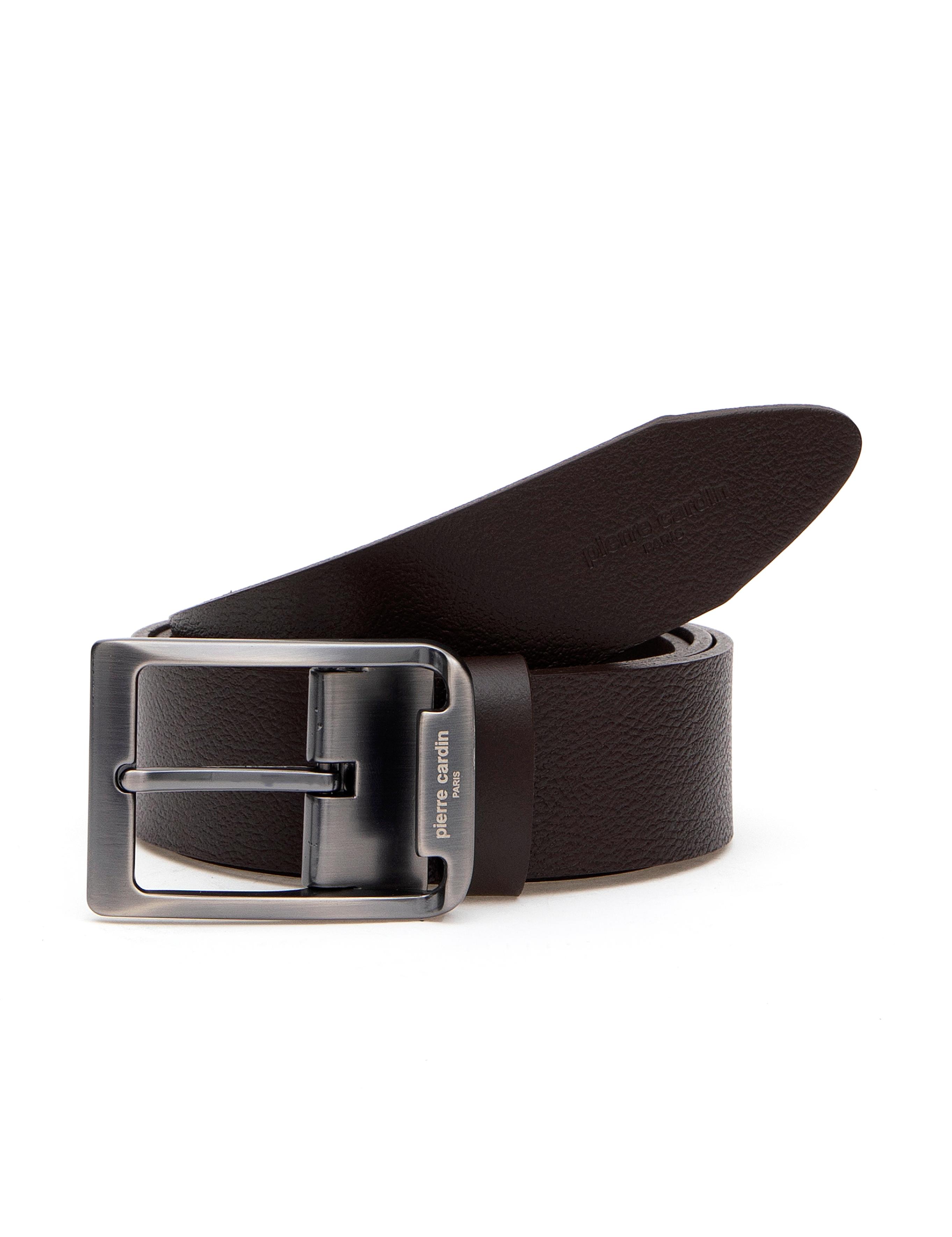 Kahverengi %100 Deri Denim Kemer