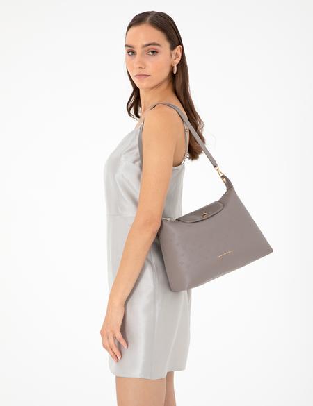 Gri Omuz Çantası - 50311186003