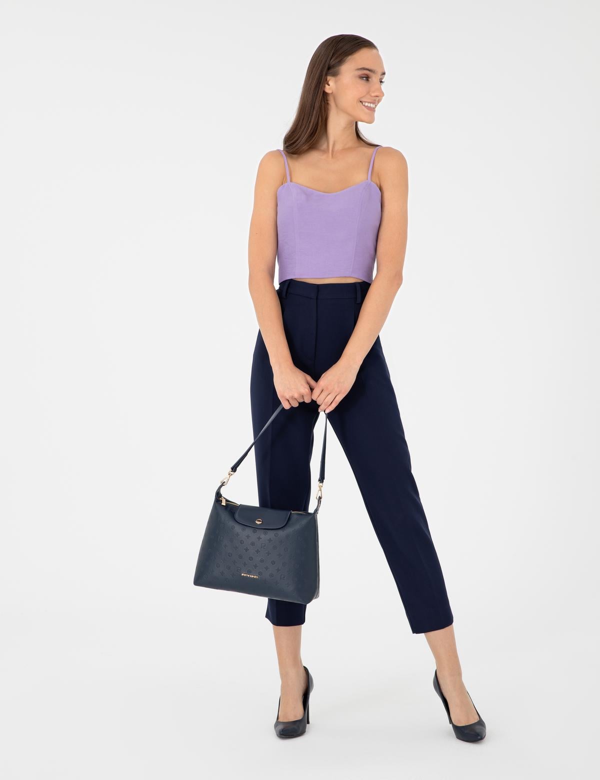 Lacivert Omuz Çantası