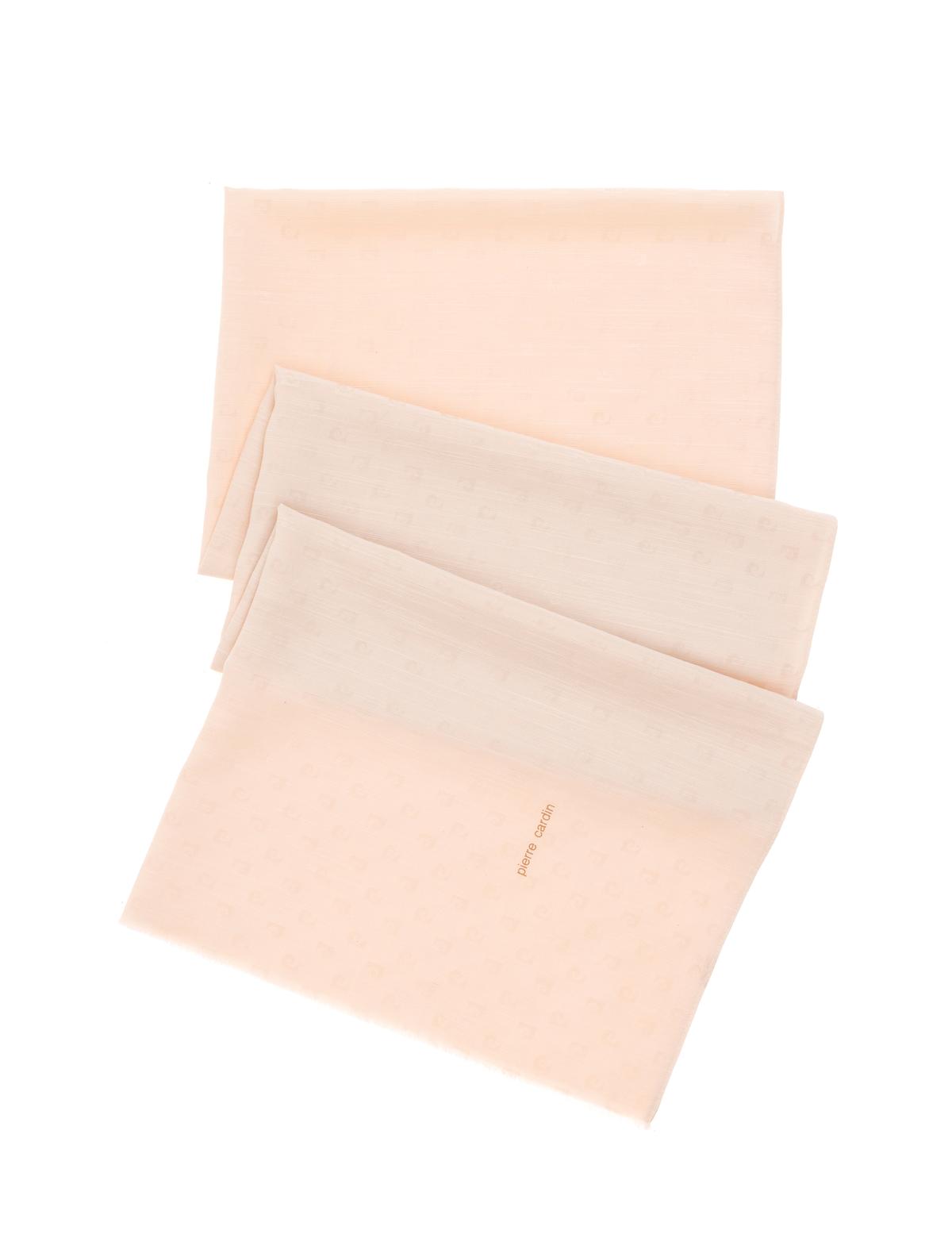 Pembe İpek Karışımlı Şal