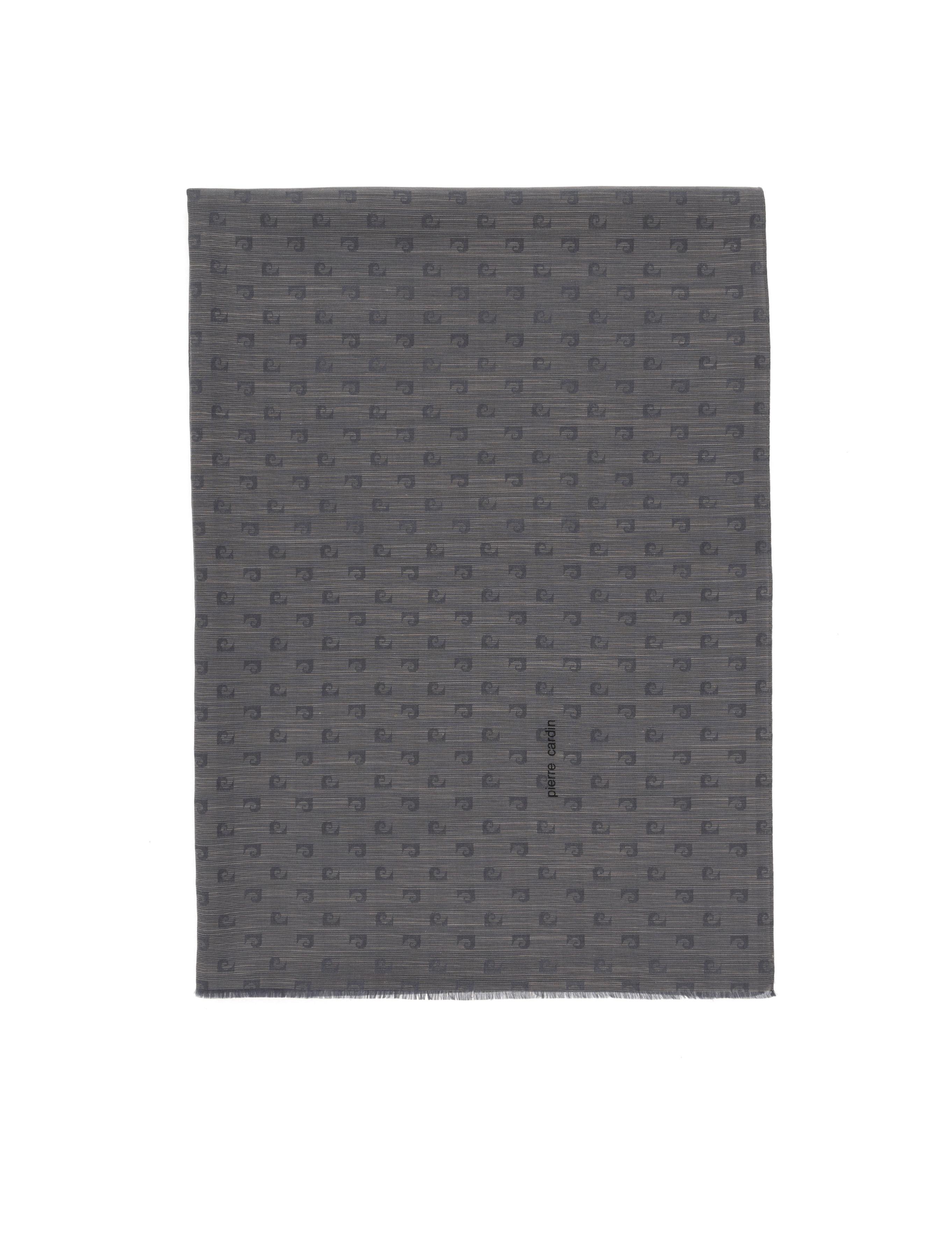 Antrasit İpek Karışımlı Şal