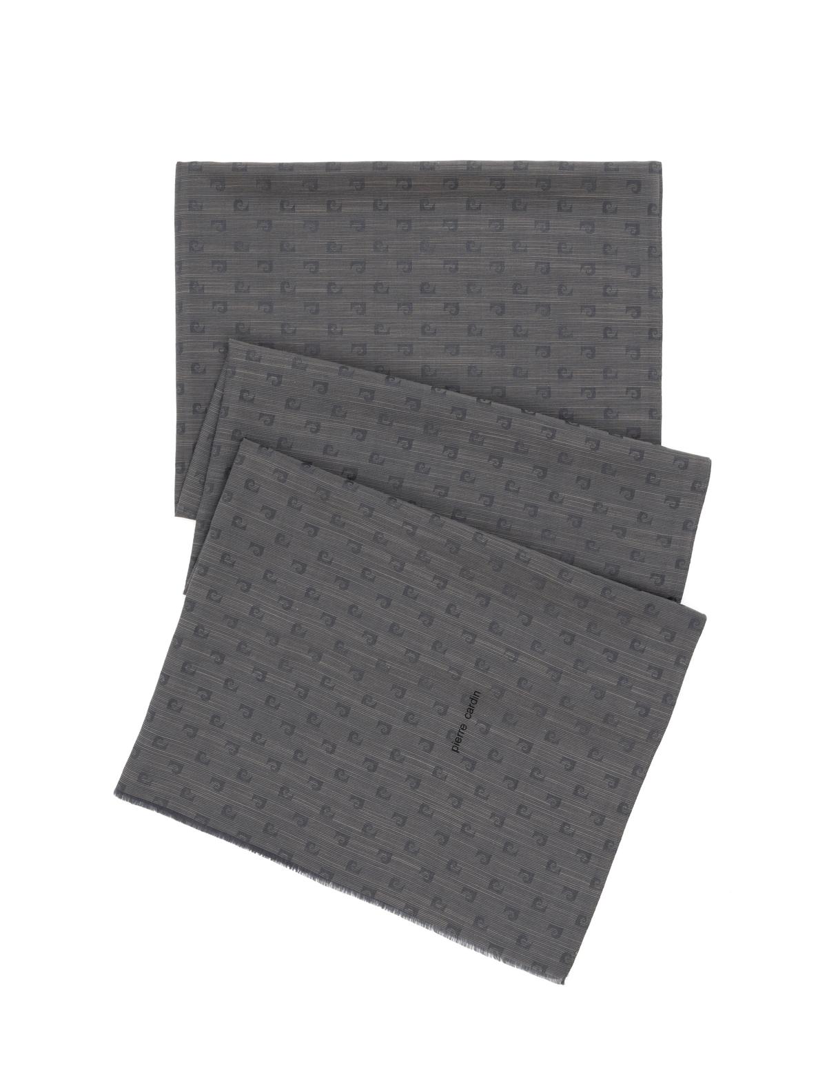 Antrasit İpek Karışımlı Şal