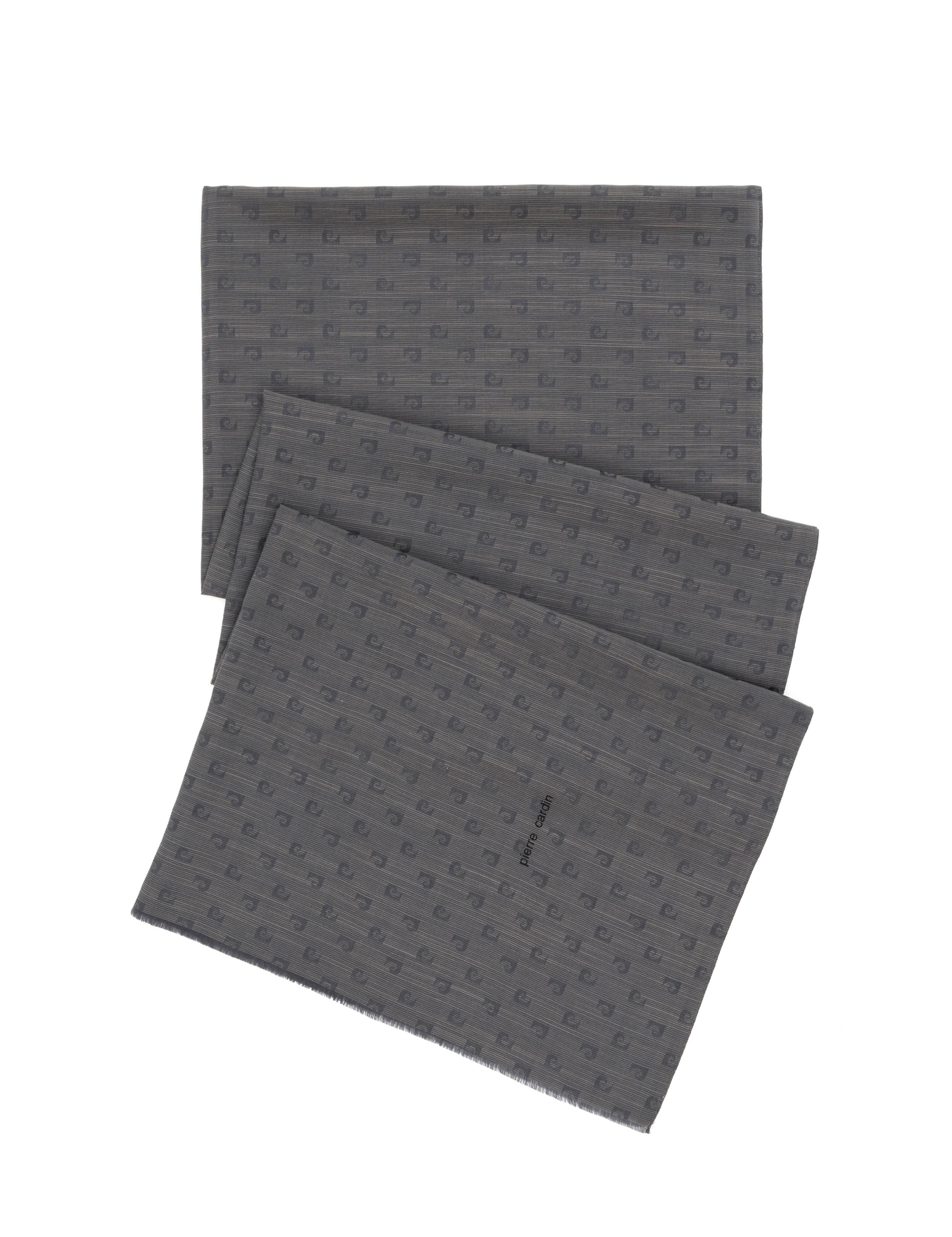 Antrasit İpek Karışımlı Şal