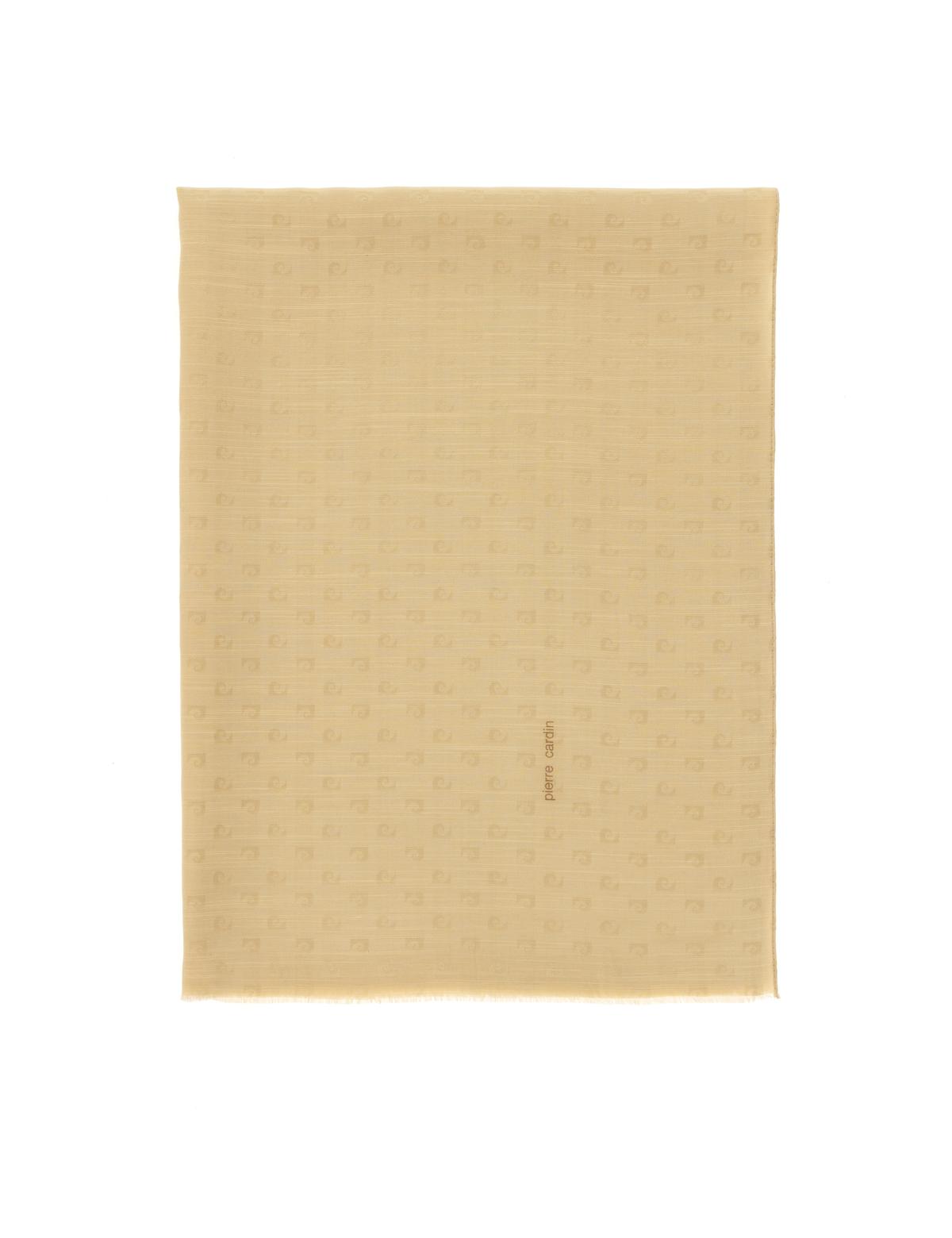 Sarı İpek Karışımlı Şal - 50307661007