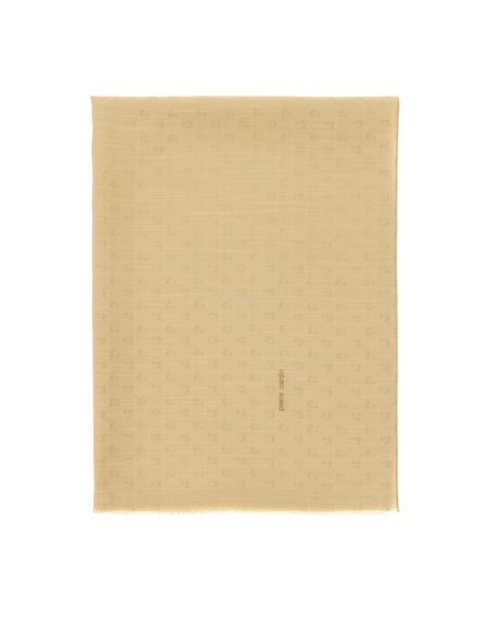 Sarı İpek Karışımlı Şal - 50307661007