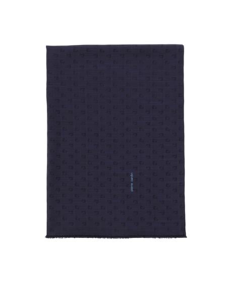 Lacivert İpek Karışımlı Şal - 50307661005