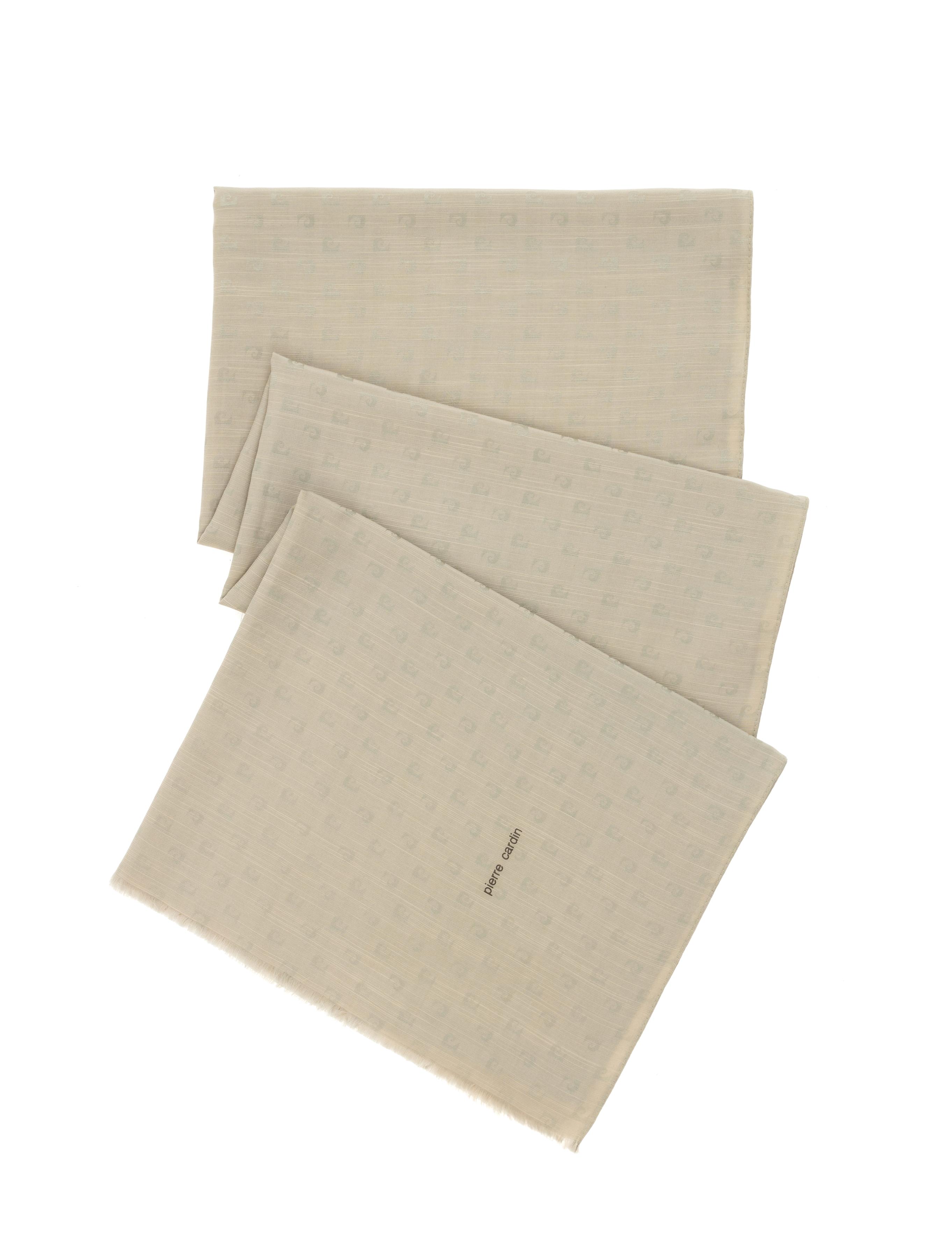 Ekru İpek Karışımlı Şal