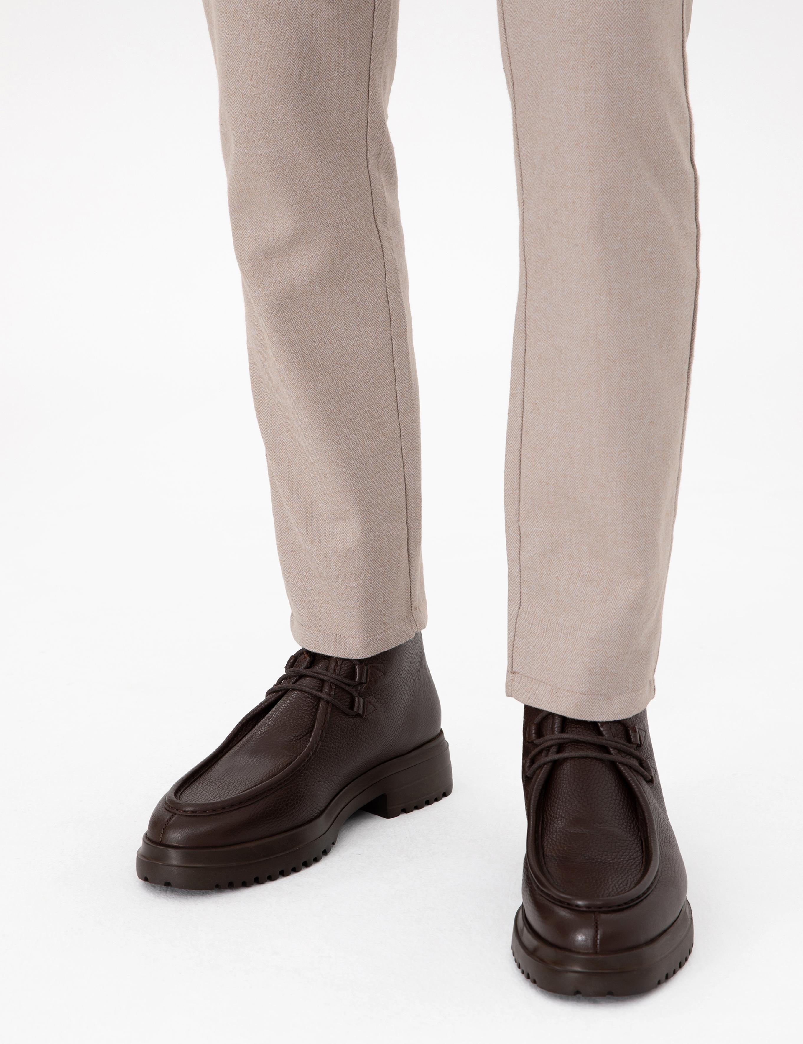 Kahverengi %100 Deri Bot