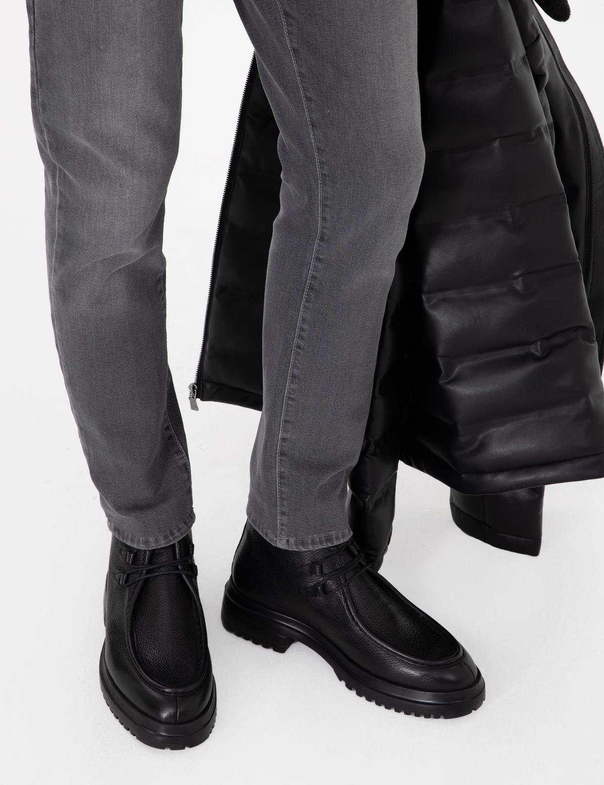 Siyah %100 Deri Bot - 50295667010