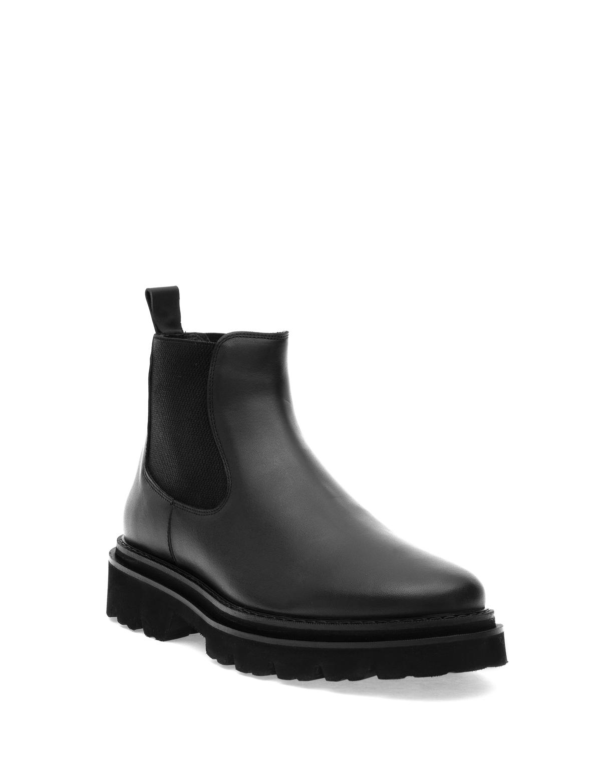 Siyah %100 Deri Bot - 50296069011