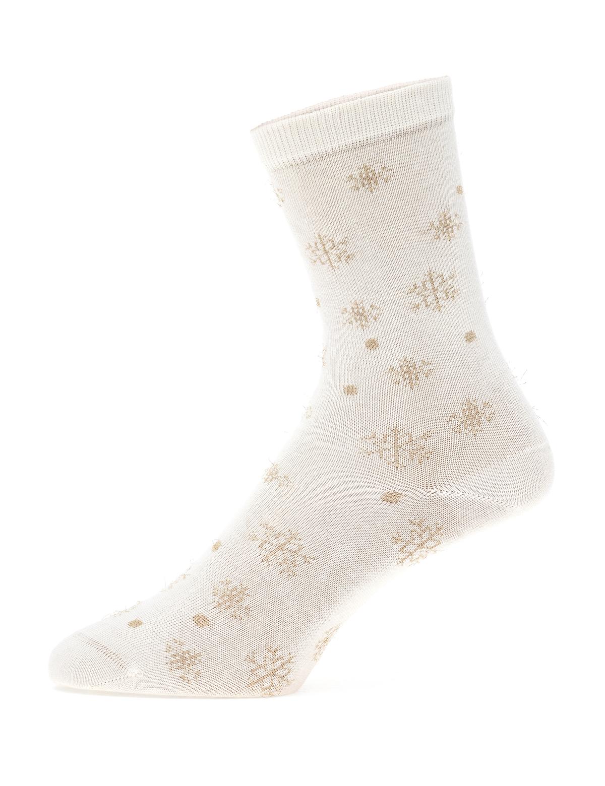 Kadın Kutulu Kırmızı 3'lü Yılbaşı Çorabı - 50301633002