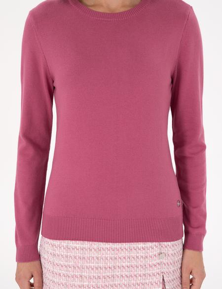 Gül Kurusu Slim Fit Basic Kazak - 50300769028