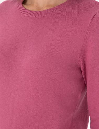 Gül Kurusu Slim Fit Basic Kazak