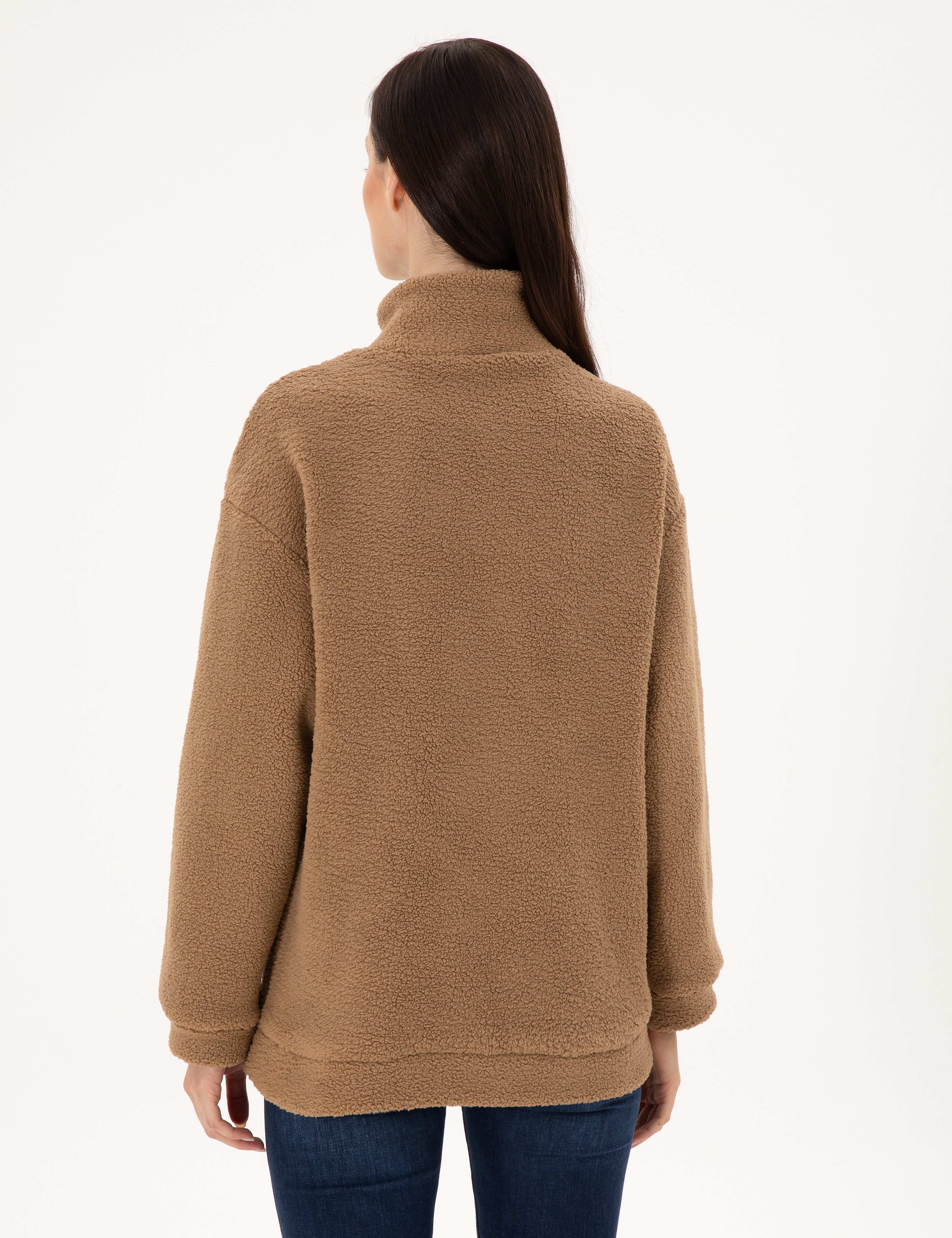 Camel Oversize Sweatshirt - Image 5