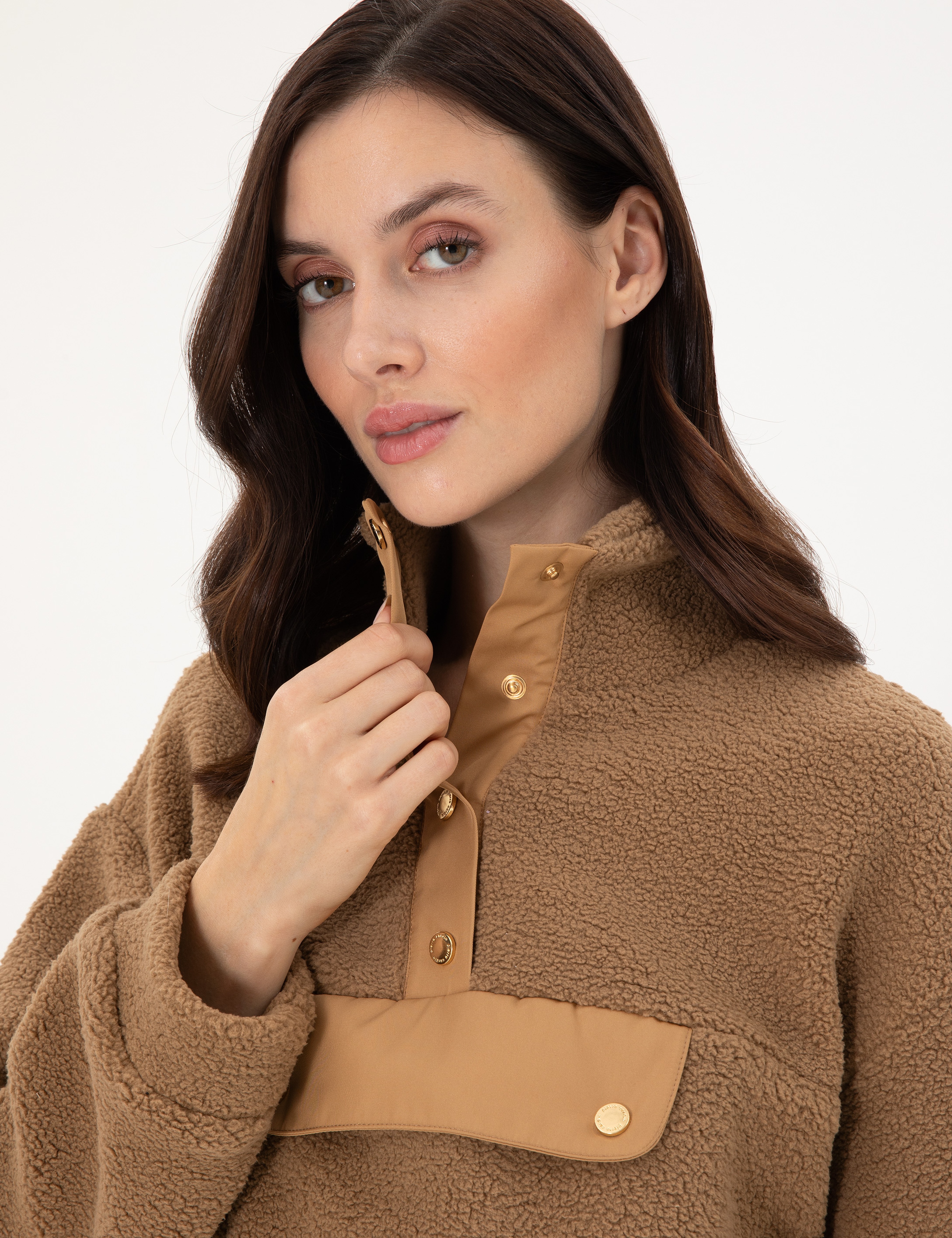 Camel Oversize Sweatshirt - Image 2