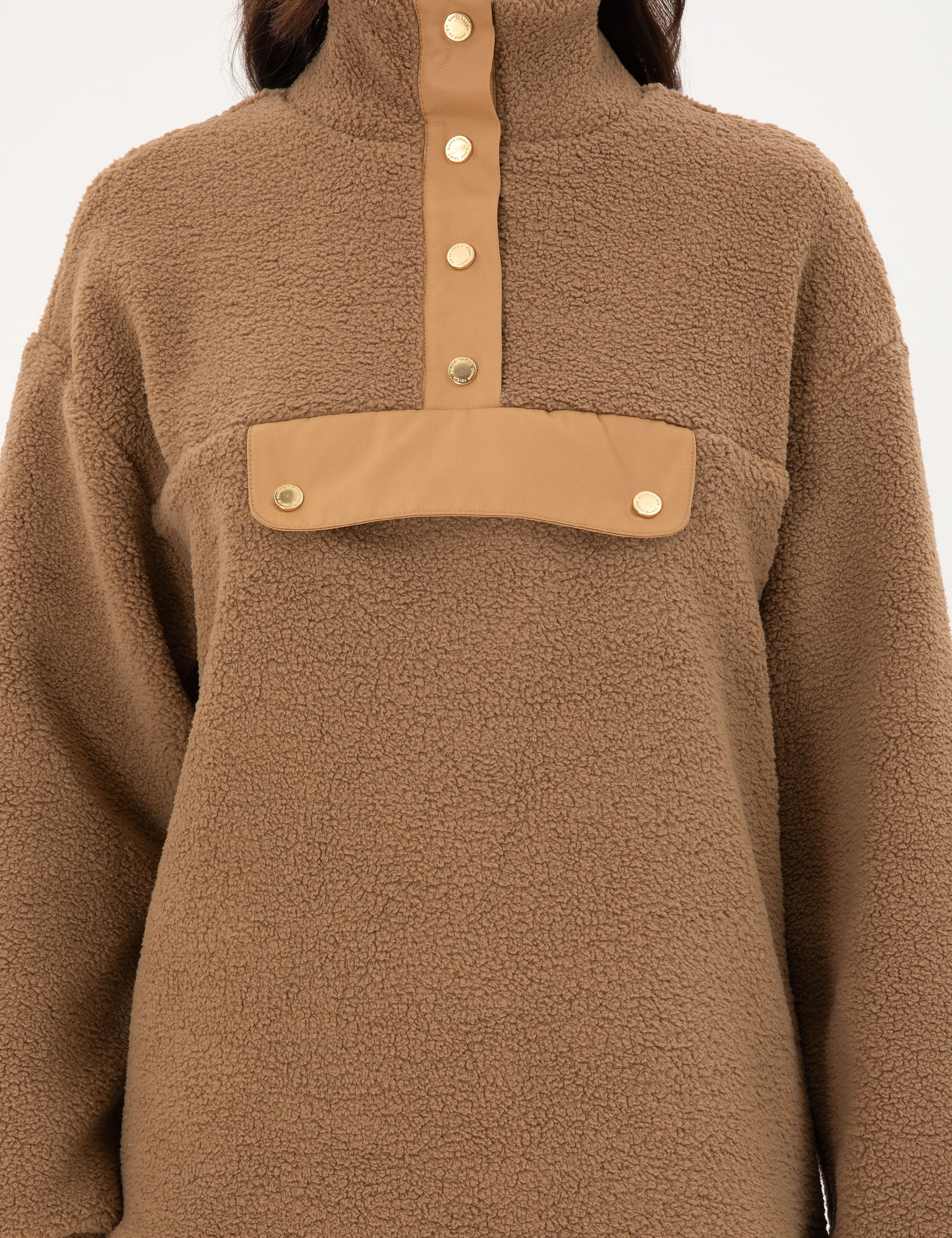 Camel Oversize Sweatshirt - Image 6