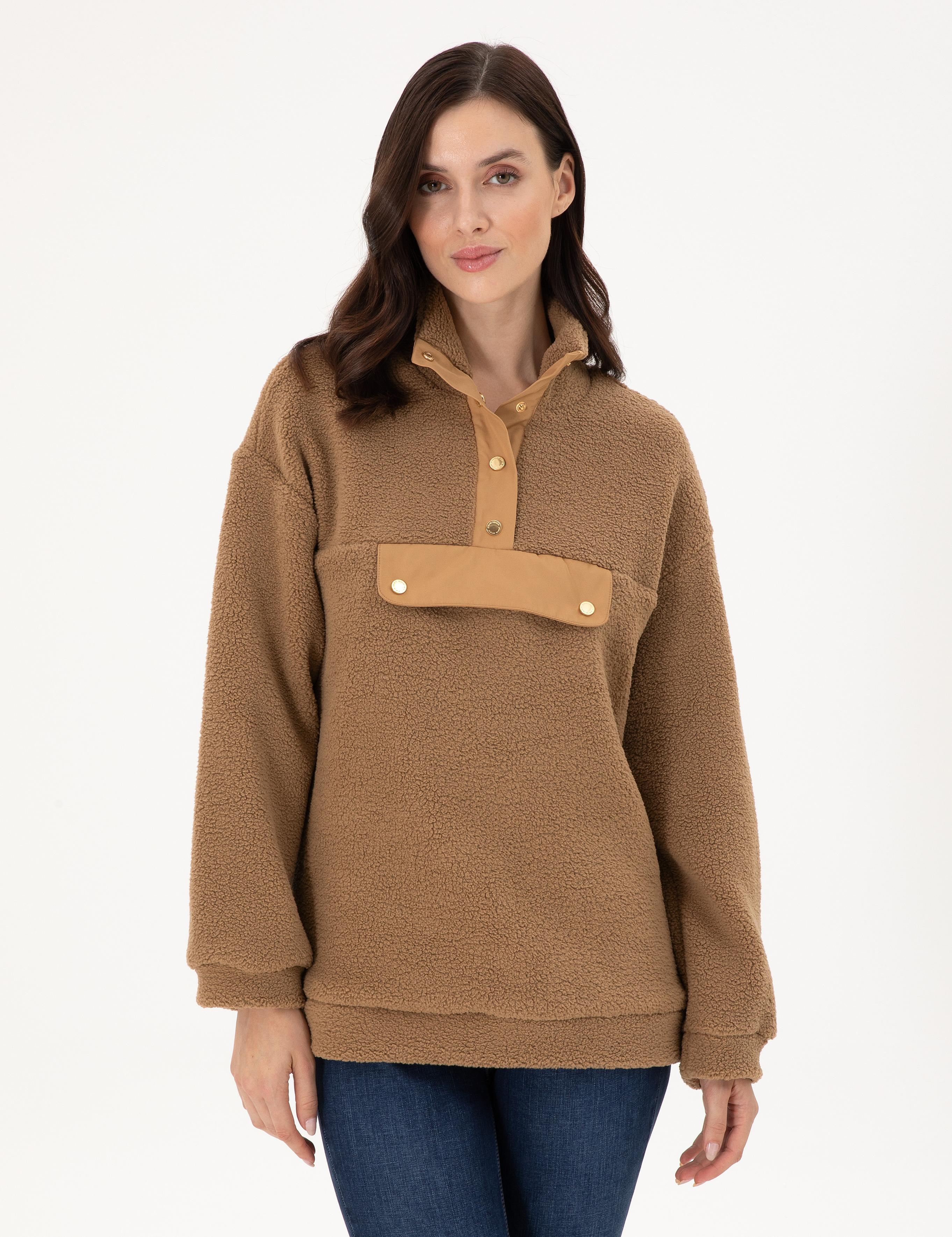 Camel Oversize Sweatshirt