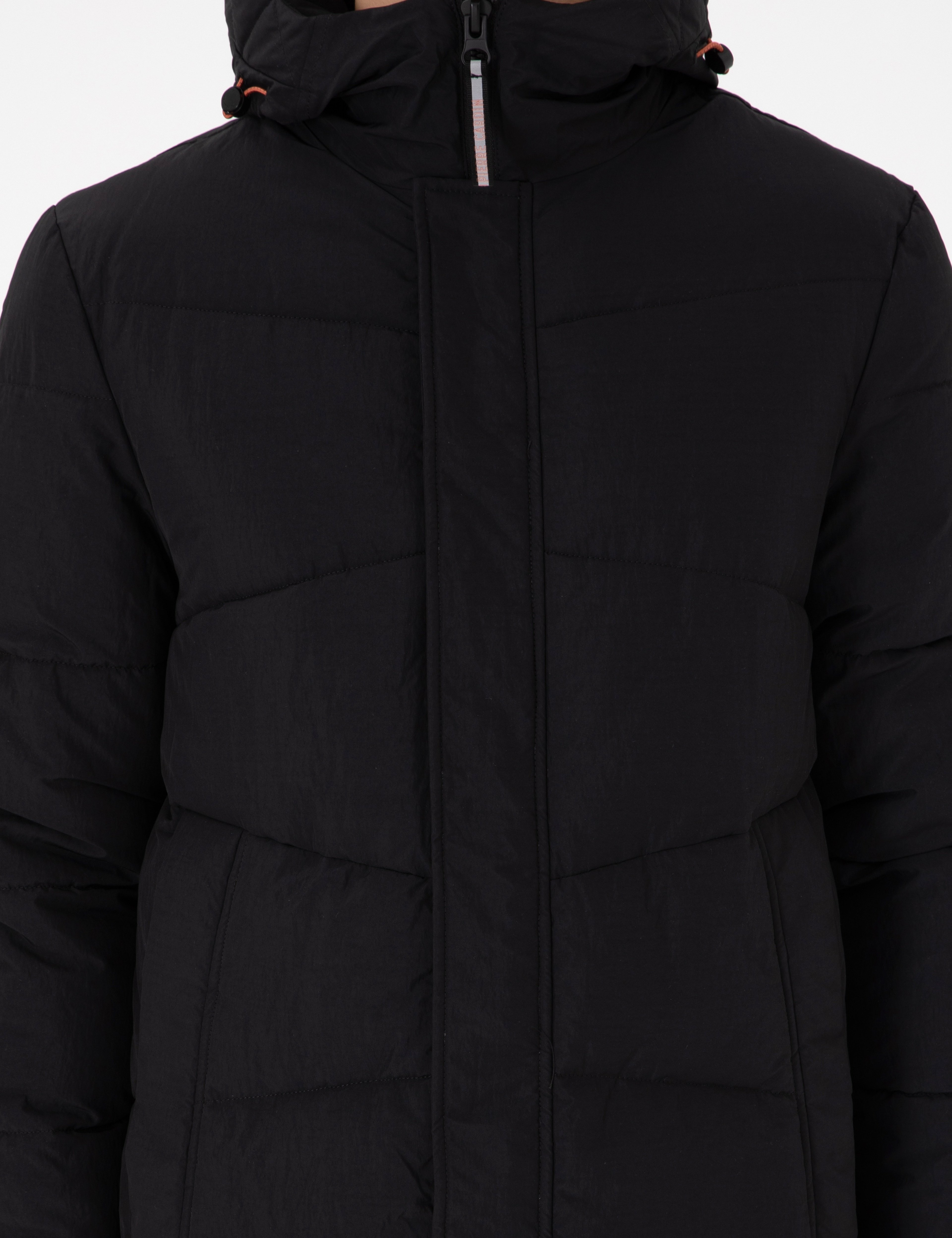 Siyah Regular Fit Kaban - Image 7