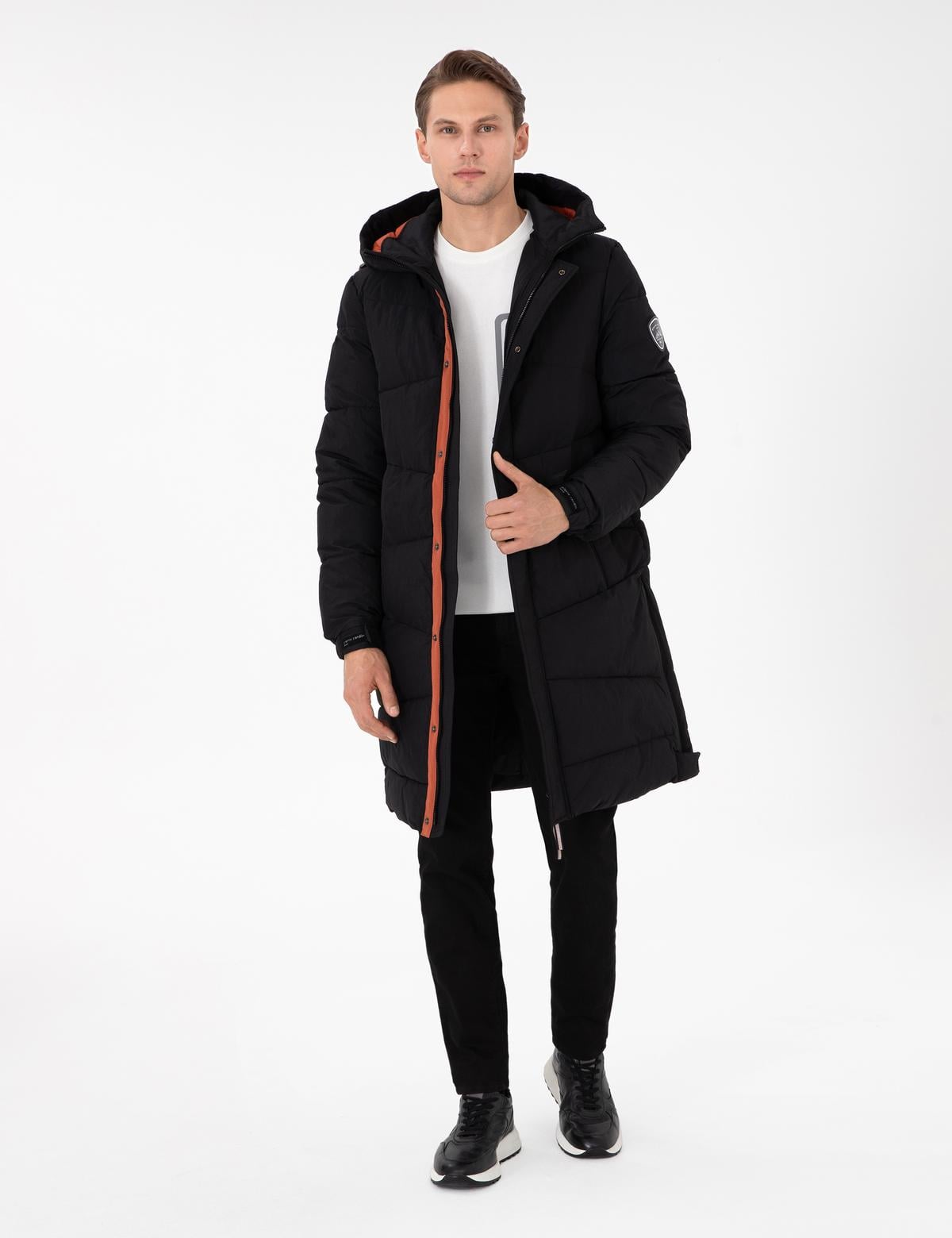 Siyah Regular Fit Kaban