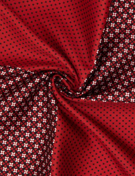 Kırmızı Desenli Mendil - 50305210002