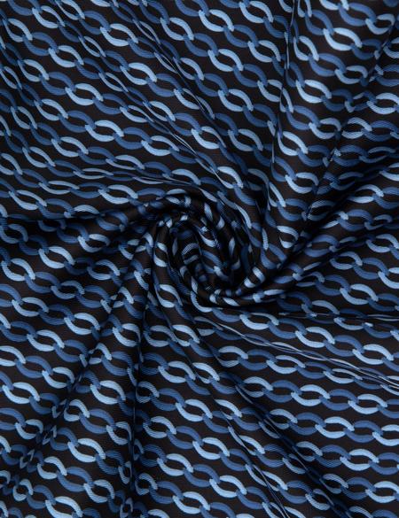 Lacivert Desenli Mendil - 50305212001