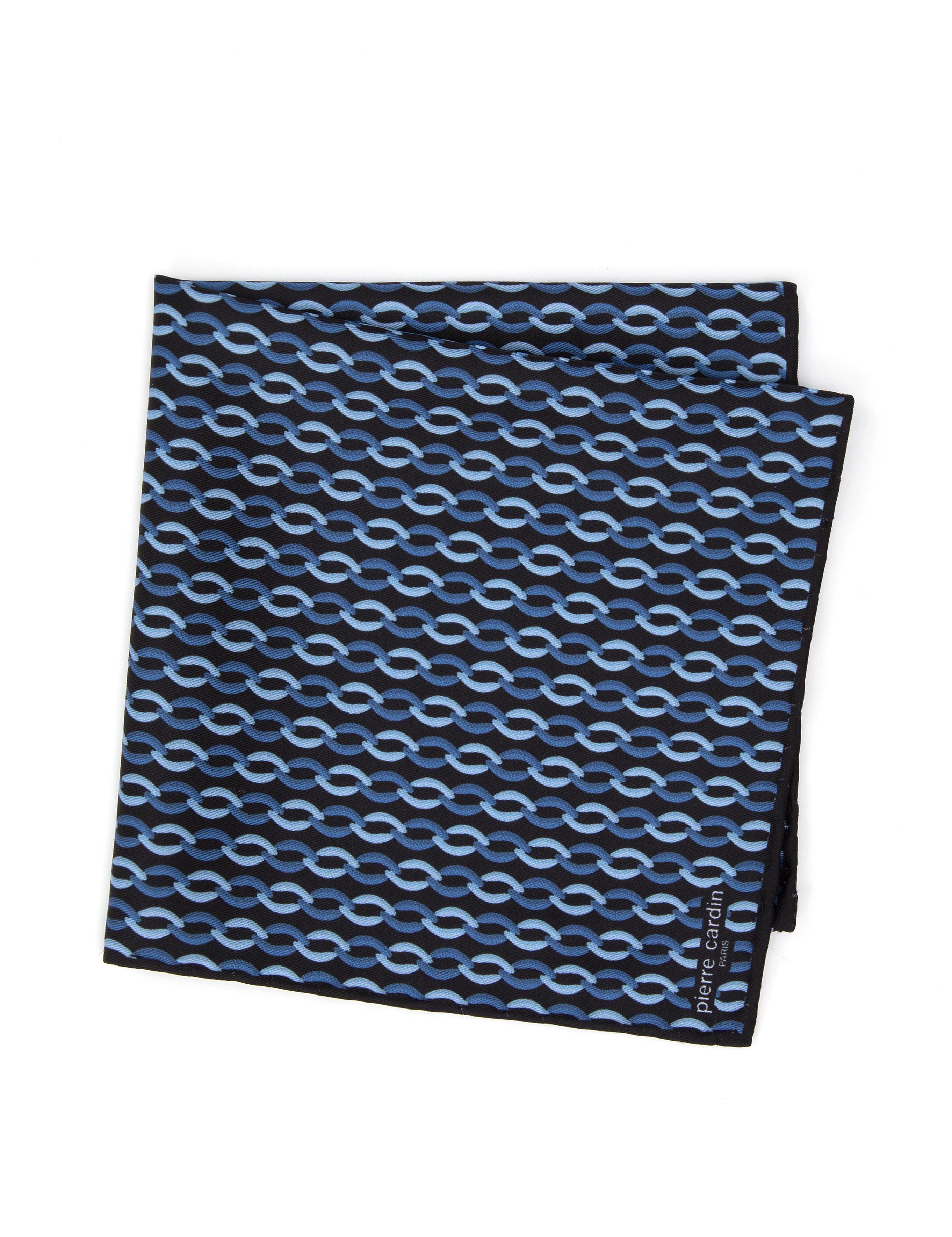 Lacivert Desenli Mendil