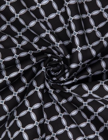 Siyah Desenli Mendil - 50305152001