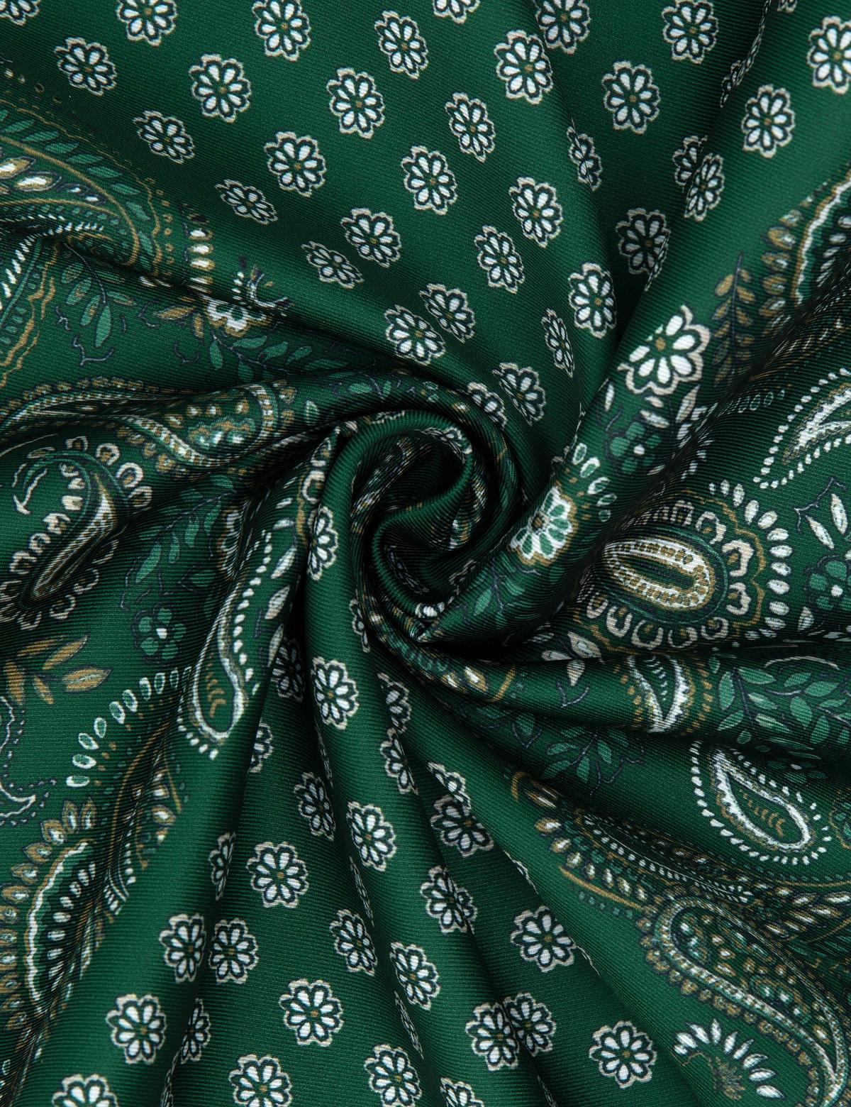 Yeşil Desenli Mendil - 50305221006