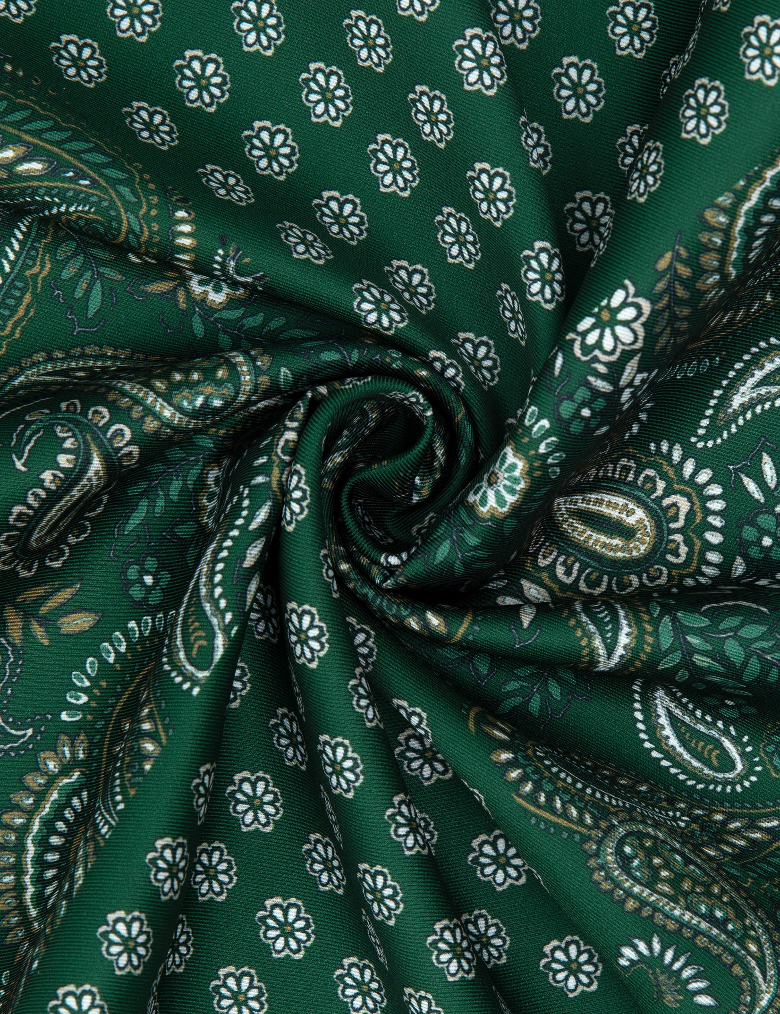 Yeşil Desenli Mendil