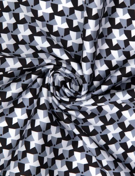 Siyah Desenli Mendil - 50305154001