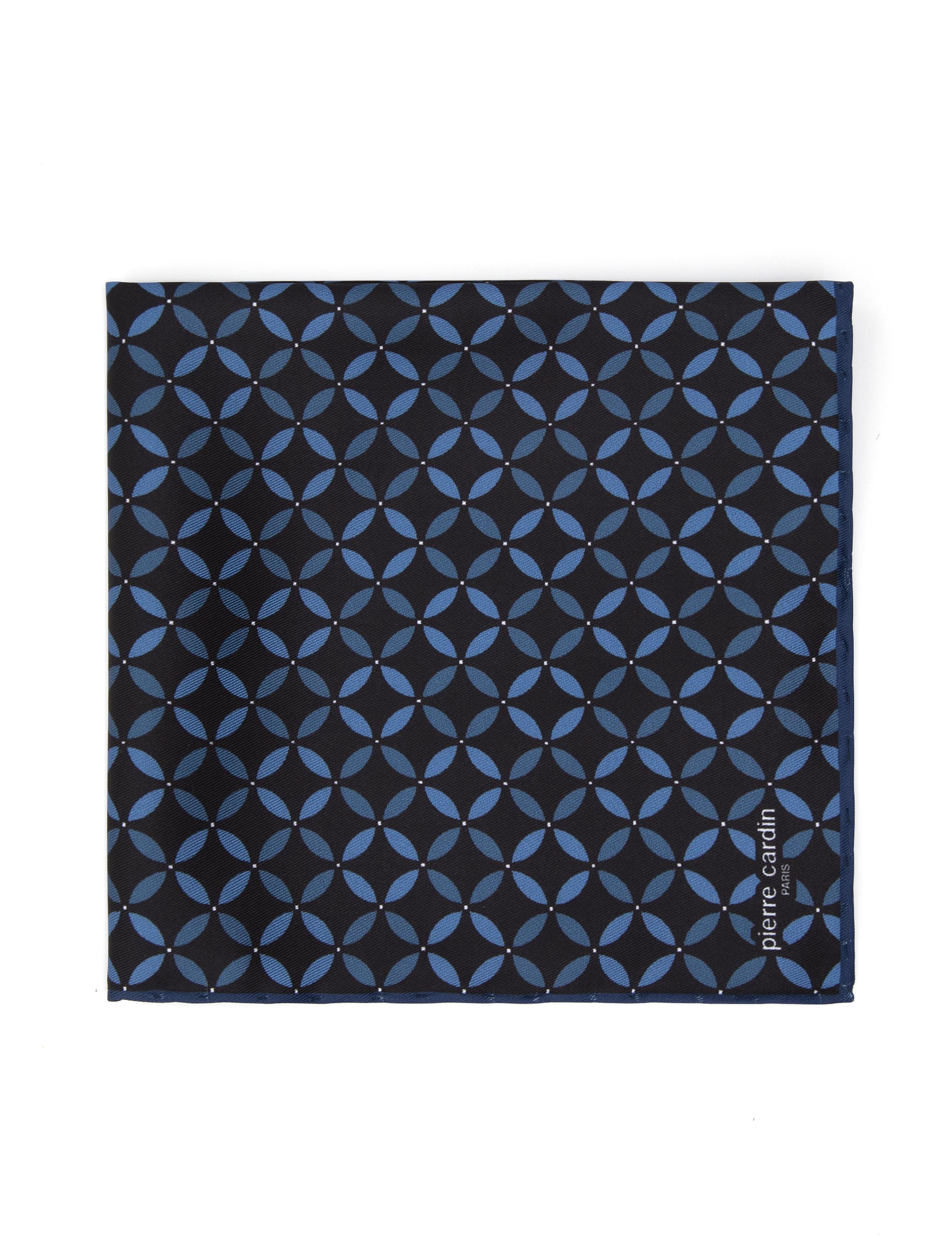 Lacivert Desenli Mendil