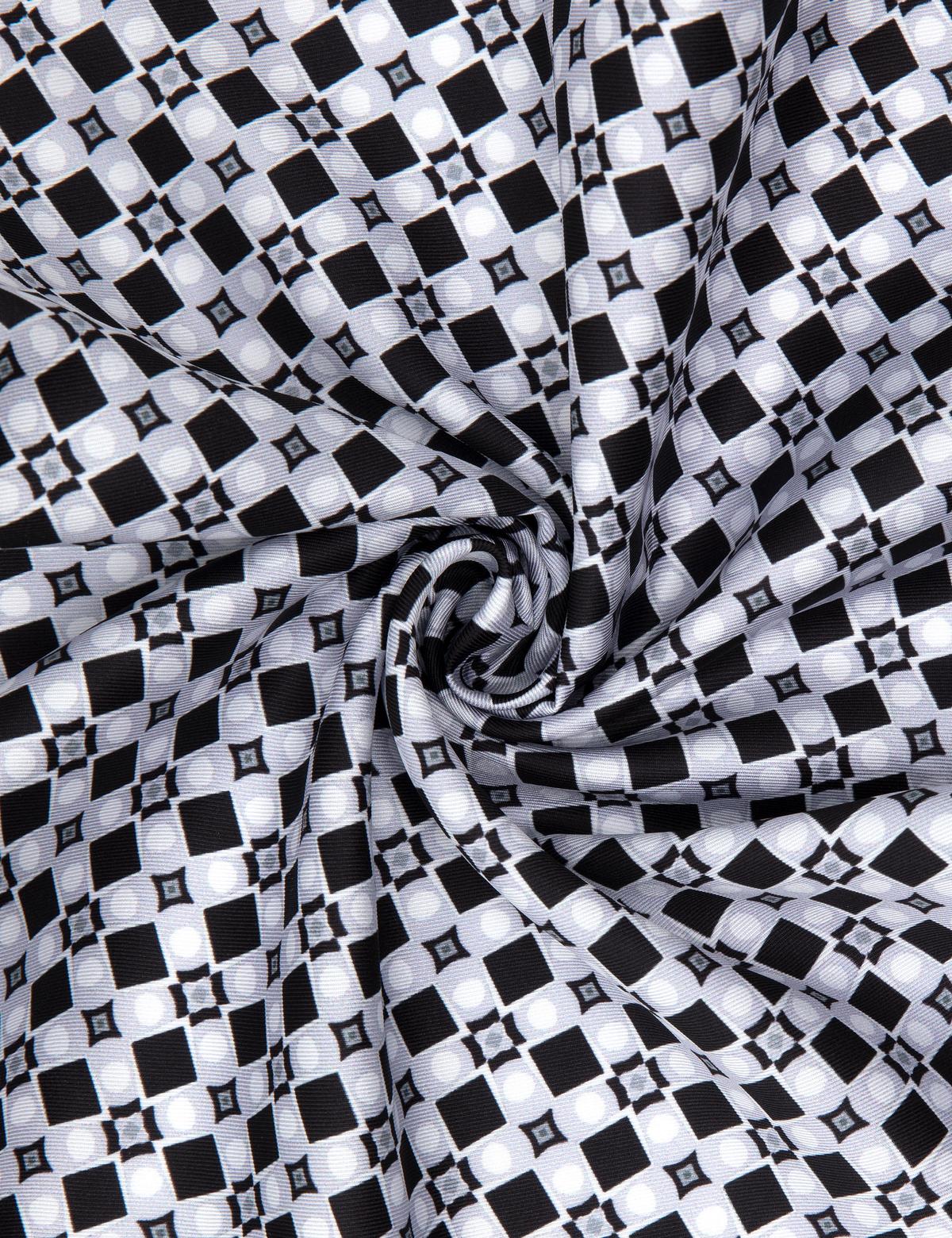 Siyah Desenli Mendil - 50305157001