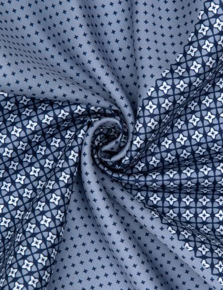 Lacivert Desenli Mendil - 50305210001