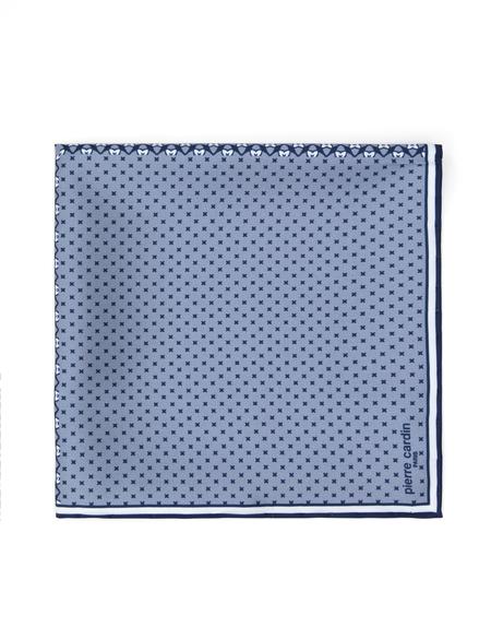 Lacivert Desenli Mendil - 50305210001