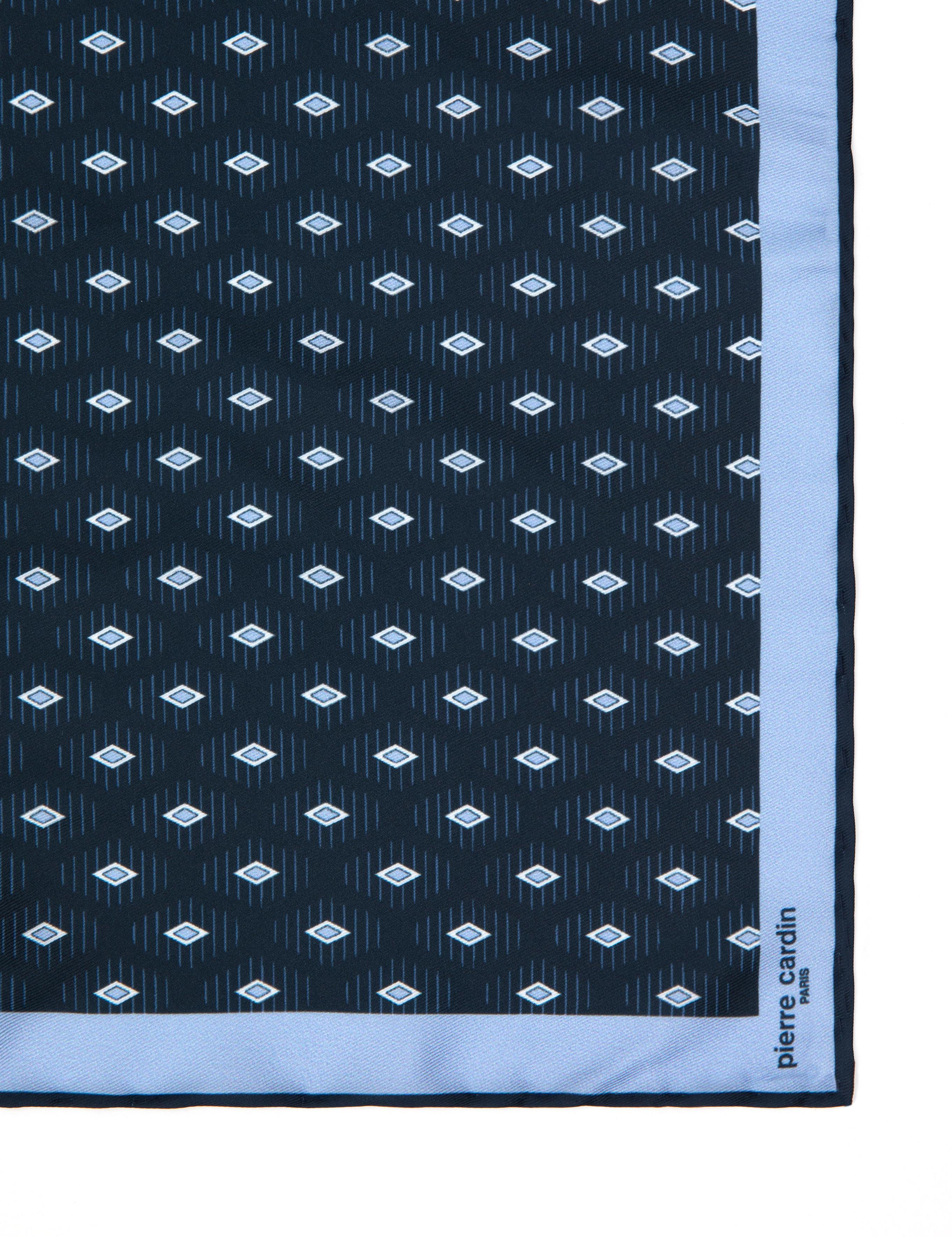 Lacivert Desenli Mendil