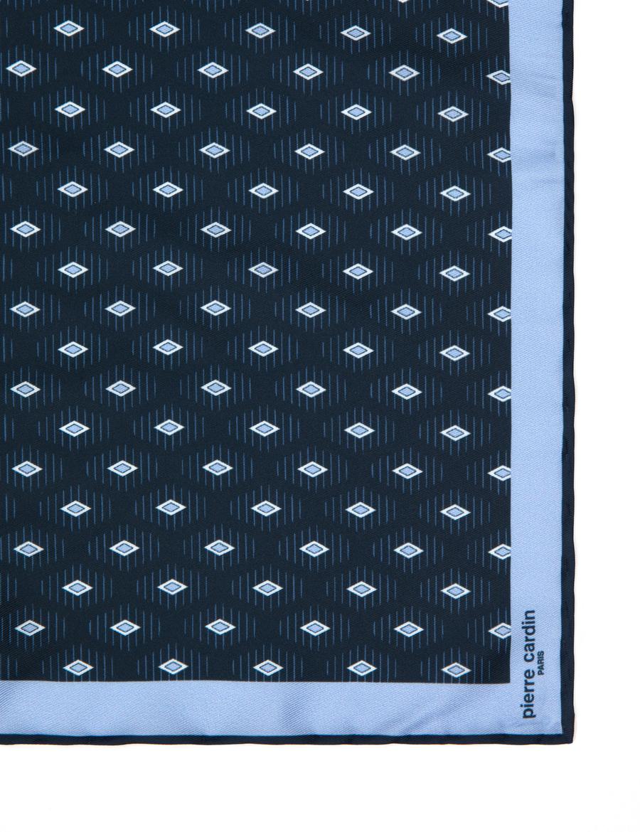 Lacivert Desenli Mendil