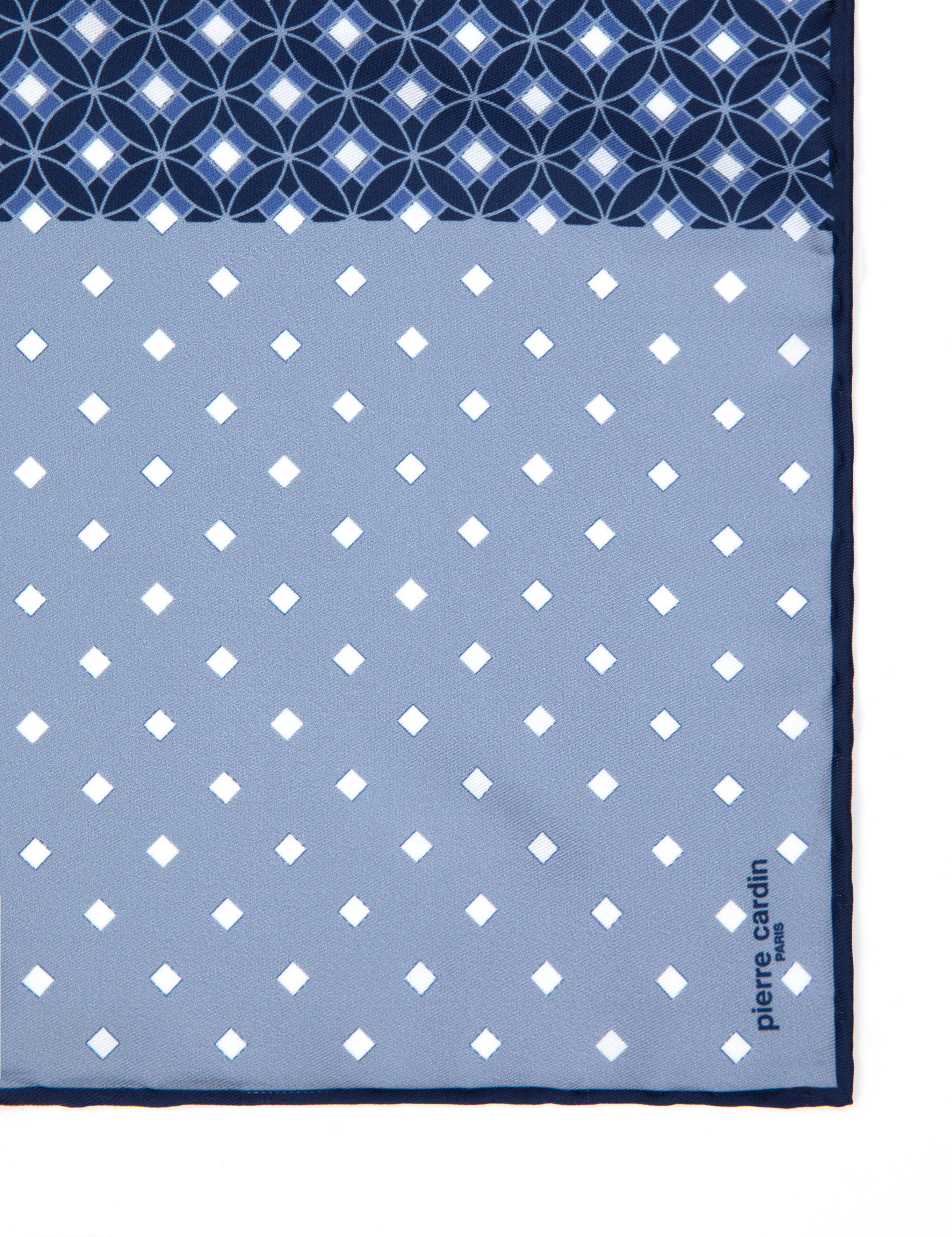 Lacivert Desenli Mendil