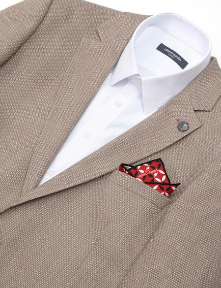 Kırmızı Desenli Mendil - 50305171001