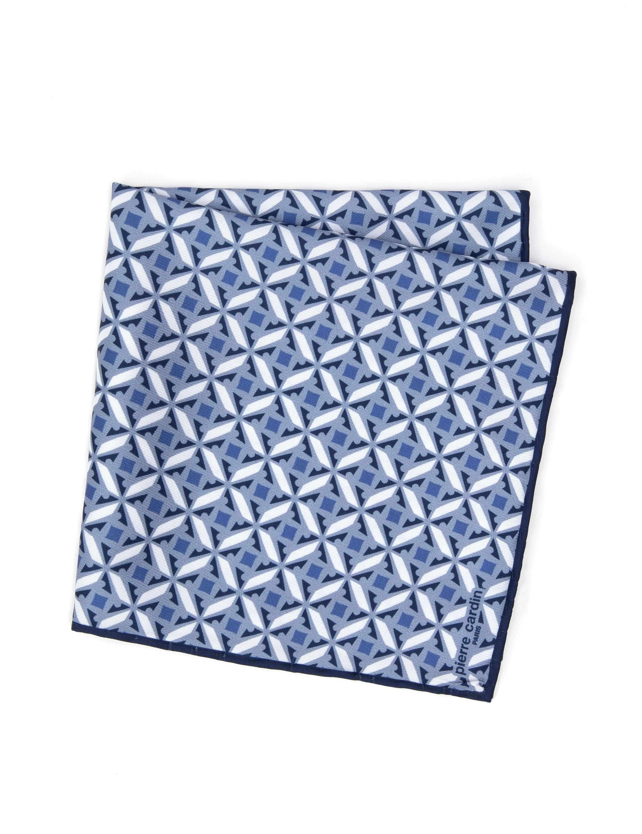 Lacivert Desenli Mendil