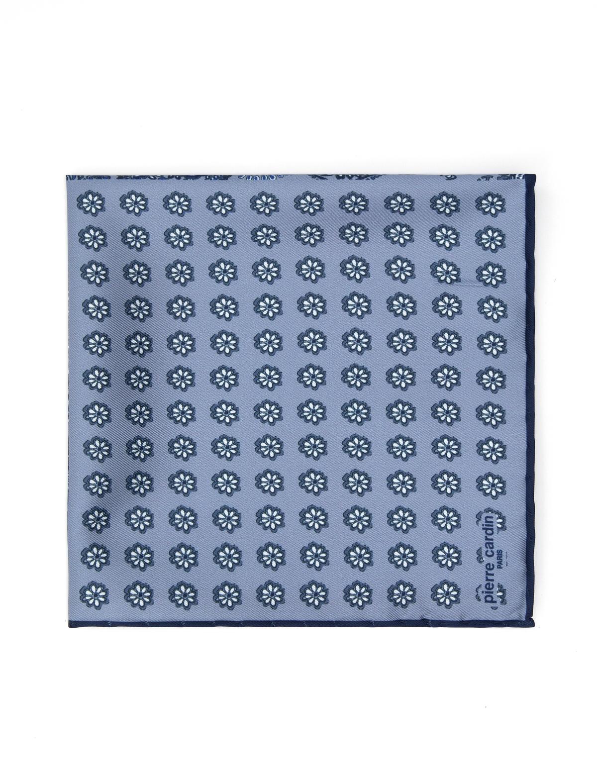 Lacivert Desenli Mendil - 50305221002