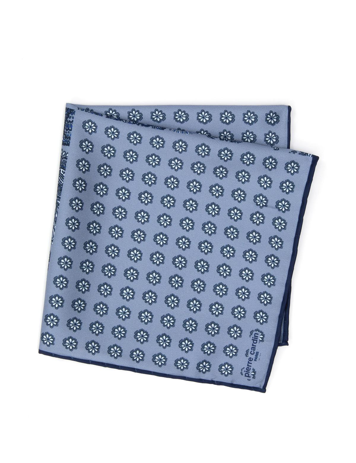 Lacivert Desenli Mendil - 50305221002